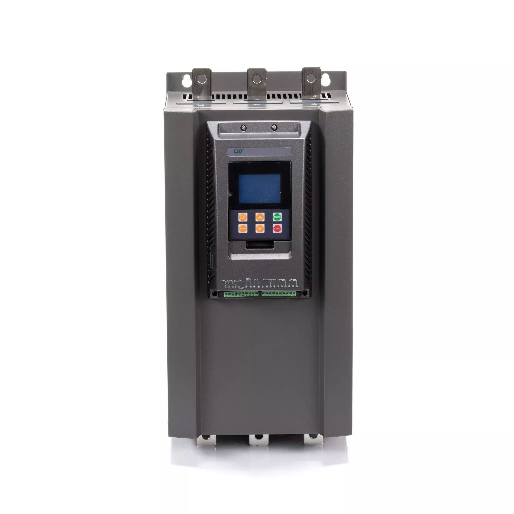 Устройство плавного пуска ESQ-GS7-110 (220А, 380В, 110кВт, встроенный шунтирующий контактор)