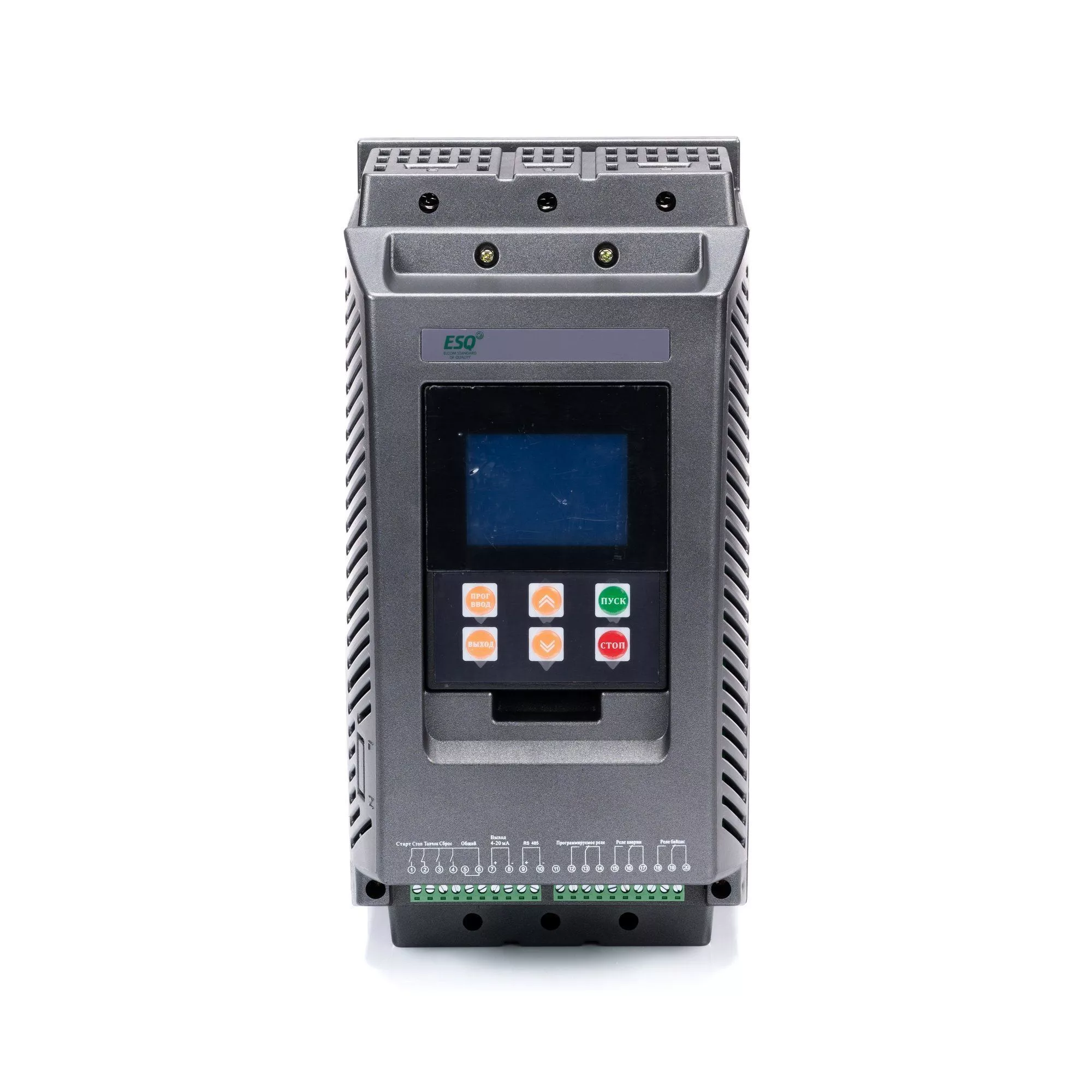 Устройство плавного пуска ESQ-GS7-7d5 (15А, 380В, 7.5кВт, встроенный шунтирующий контактор)